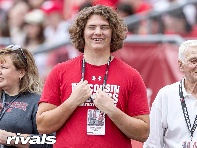The Wisconsin Badgers received a commitment from four-star in-state tackle Derek Jensen on Sunday. 