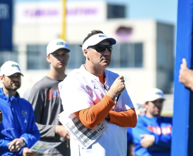 Florida coach Dan Mullen. 