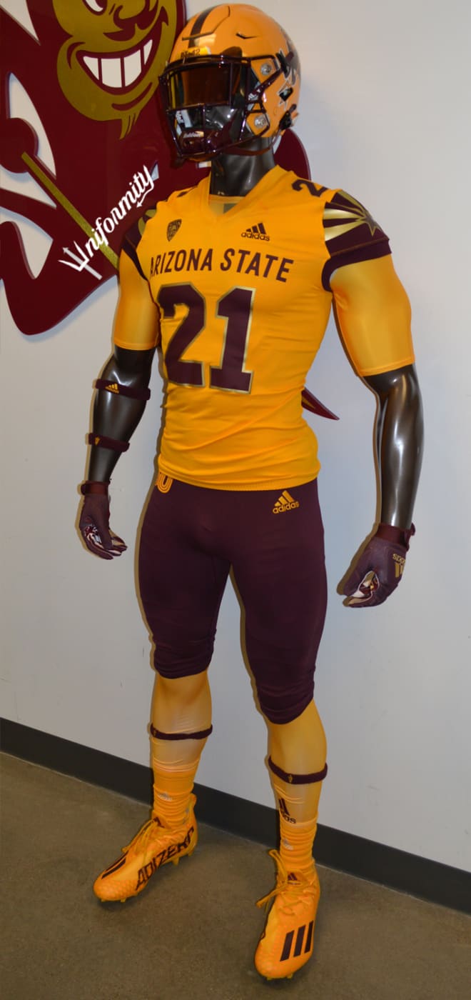 2021 Uniformity – Week 4: Sun Devils Bring “Valley Heat” in Gold Jerseys -  ASUDevils