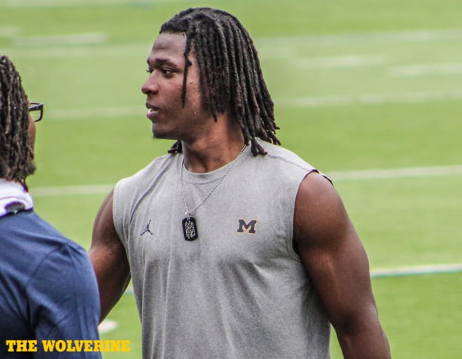 Michigan Wolverines football defensive end Luiji Vilain has entered the transfer portal