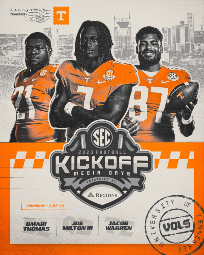 Tennessee Announces SEC Media Day Player Lineup VolReport