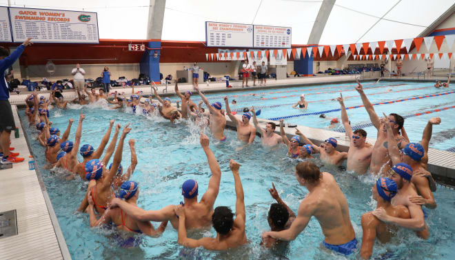 Florida Wins Men’s and Women’s SEC Swimming and Diving Champions