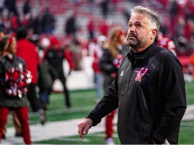 Nebraska football coach Matt Rhule