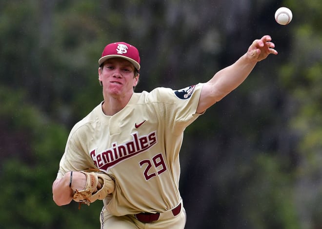 Austin Pollock gave up just one earned run in six innings to lead FSU to Sunday's win over Troy.