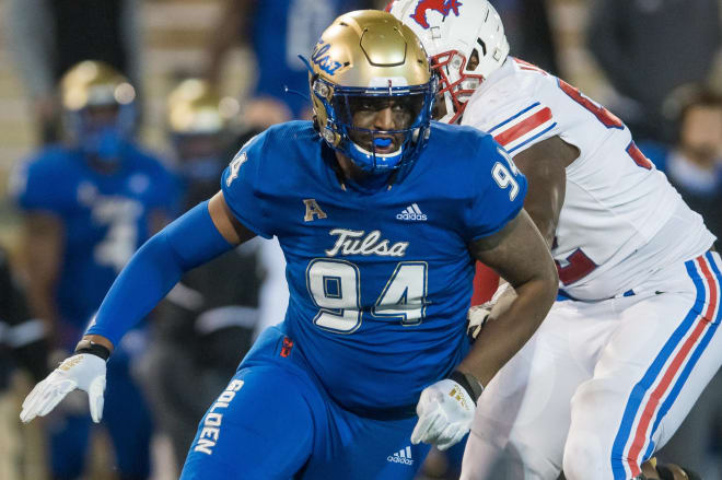 Tulsa defensive end Anthony Goodlow.