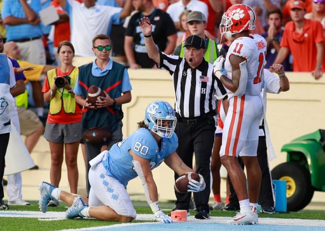 The play to Bargas wasn't available since UNC ran it before scoring.