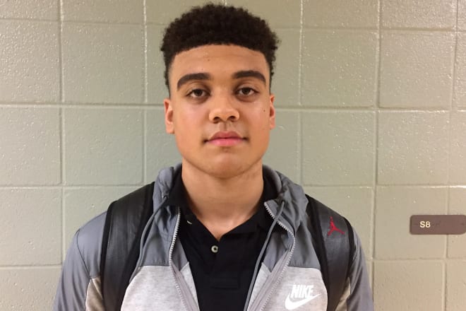 Cary (N.C.) Panther Creek sophomore small forward Justin McKoy has been attending majority of NC State home games this season.