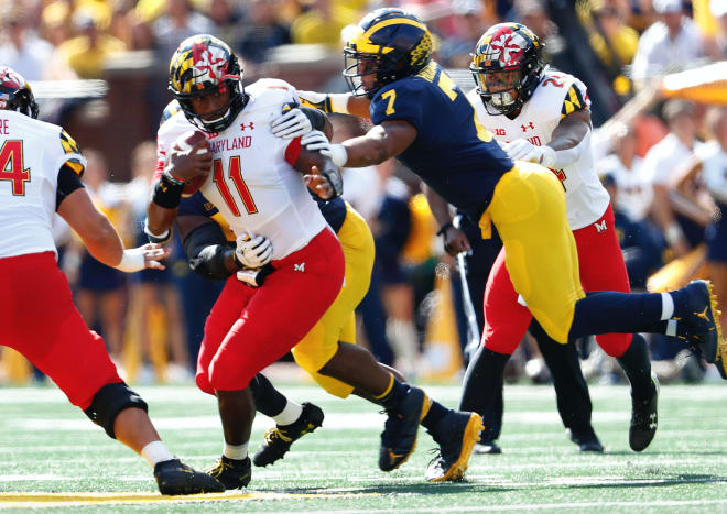 Khaleke Hudson and the Michigan defense dominated Maryland Saturday.