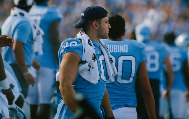 Two season-ending injuries haven't dampened the positivity Jace Ruder brings to the Kenan Football Center every day.