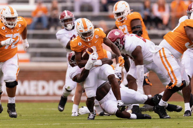 Tennessee running back Eric Gray.