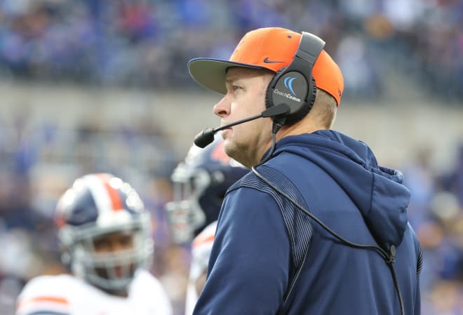 The 10 players who signed with Virginia on Wednesday were all recruited by outgoing head coach Bronco Mendenhall and his staff.