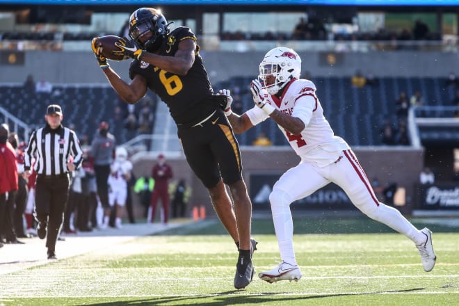 Keke Chism opted to return for a second season at Missouri after leading the Tigers in catches a season ago.