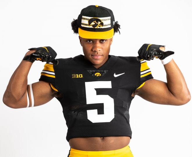 Running back Nolan Ray made his official visit with the Iowa Hawkeyes this weekend.