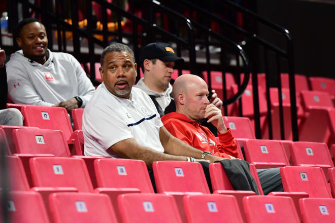 DMV D1 head coaches Ed Cooley (fore) and Kevin Willard wer on  tap. 