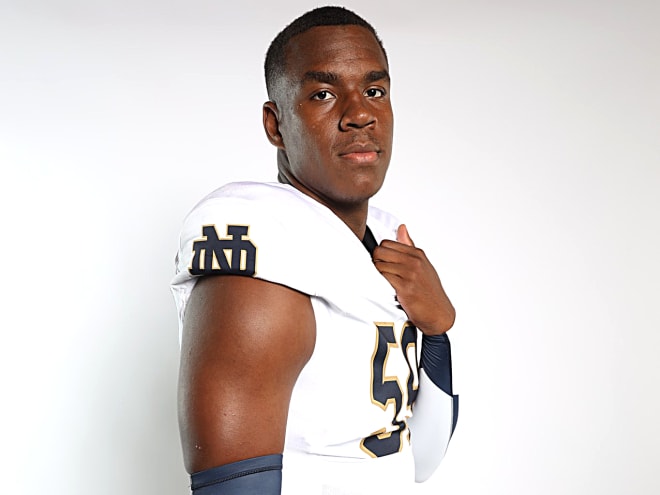 Notre Dame Fighting Irish football offensive tackle commit Aamil Wagner