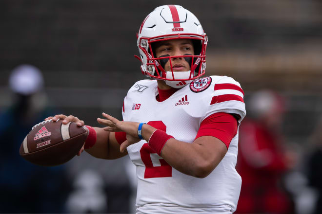 Quarterback Adrian Martinez wasn't at Big Ten Media Days, but he was still a hot topic of discussion for Nebraska.