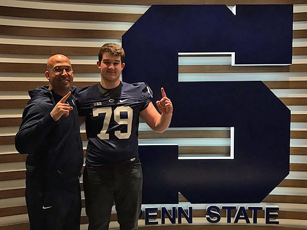 Effner and James Franklin during his first visit in March.