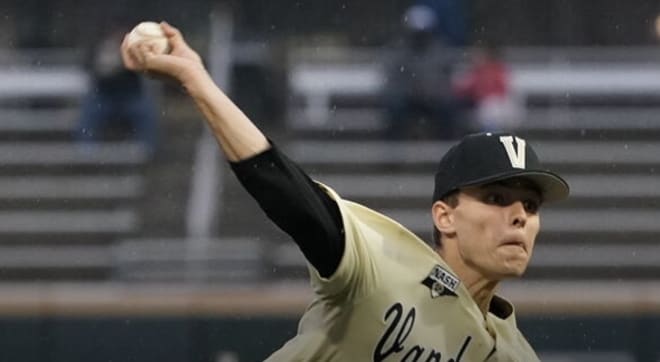 Vanderbilt Baseball  Vanderbilt Pitcher Jack Leiter Focused on Second  Season With Vanderbilt