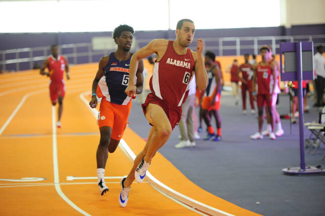 Alabama's Jacopo Lahbi will compete in the SEC Indoor Track and Field Championships in Nashville, Tennessee.