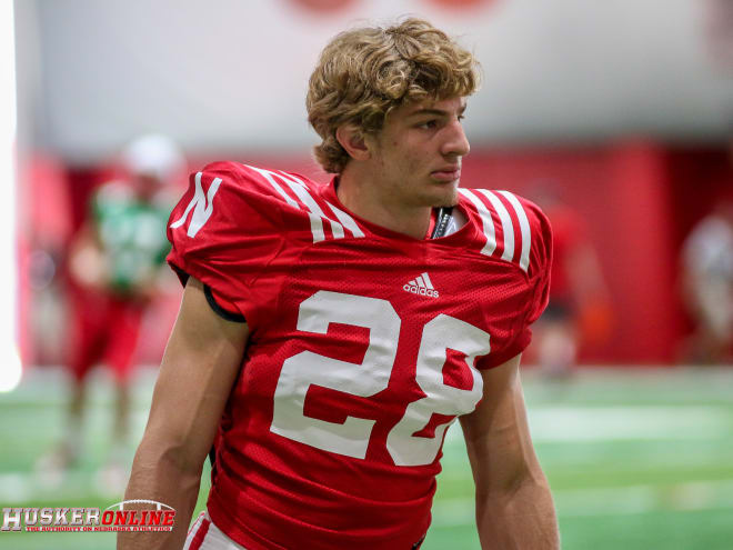 True freshman walk-on Luke Reimer has played his way into the discussion for a spot in Nebraska's inside linebacker rotation.