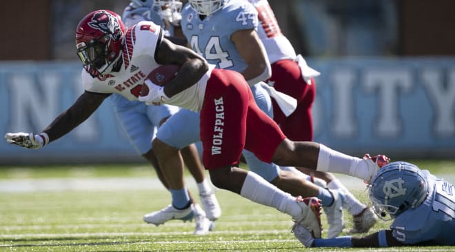 NC State Wolfpack football running back Ricky Person Jr.