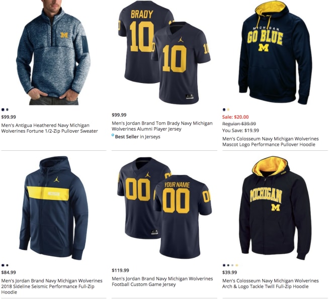 Men's Jordan Brand Navy Michigan Wolverines Basketball Pullover Hoodie