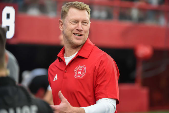 Nebraska head coach Scott Frost. 