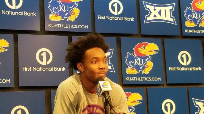 Devonte' Graham met with the media on Monday afternoon