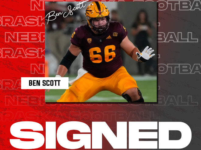 Former Arizona State OL Ben Scott has committed to Nebraska