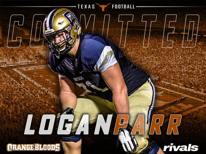 Rivals250 offensive lineman Logan Parr committed to Texas on Sunday evening. 