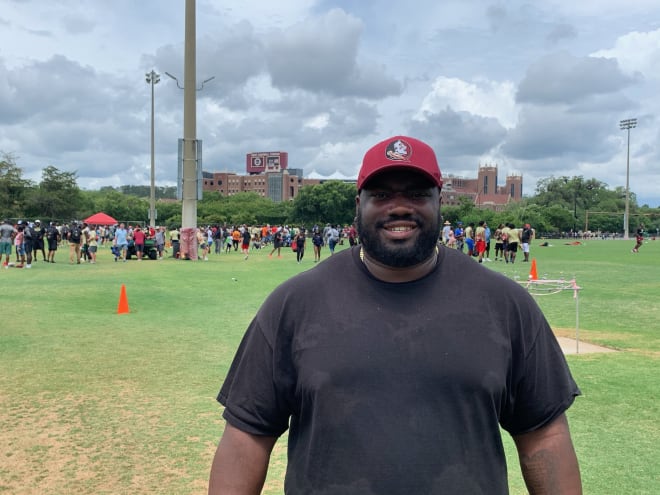 Former FSU defensive tackle Aaron Jones now trains linemen in central Florida.