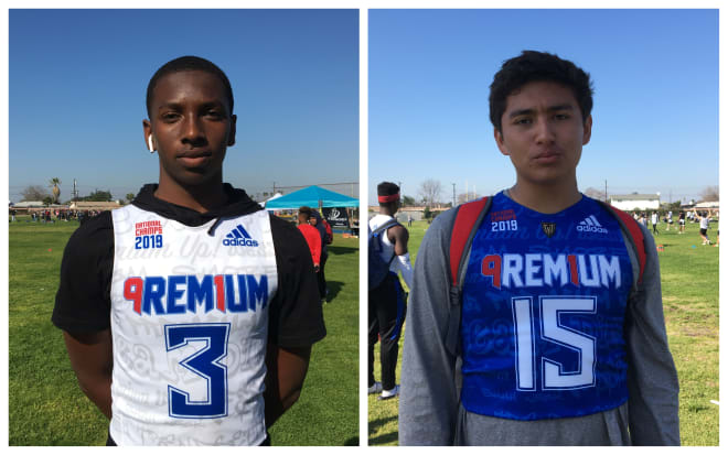 2022 QBs Justyn Martin, left, and A.J. Duffy recently received USC offers.