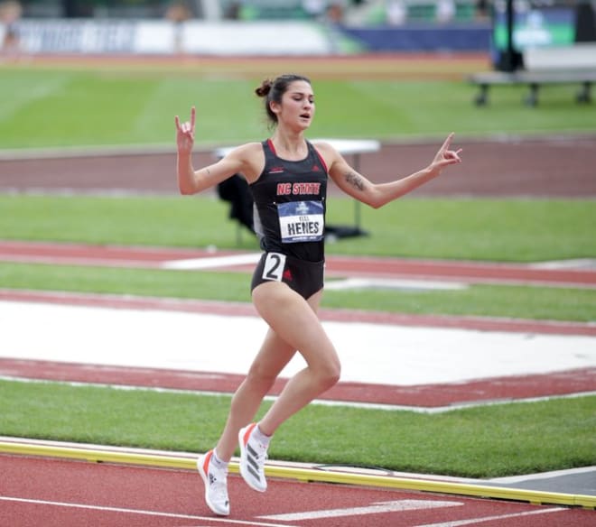 NC State Wolfpack women's track Elly Henes