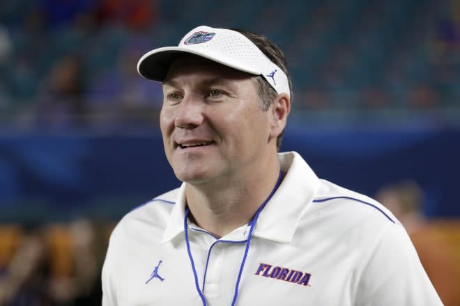 Florida coach Dan Mullen. 