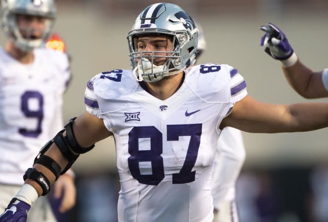 Kansas State tight end Nick Lenners