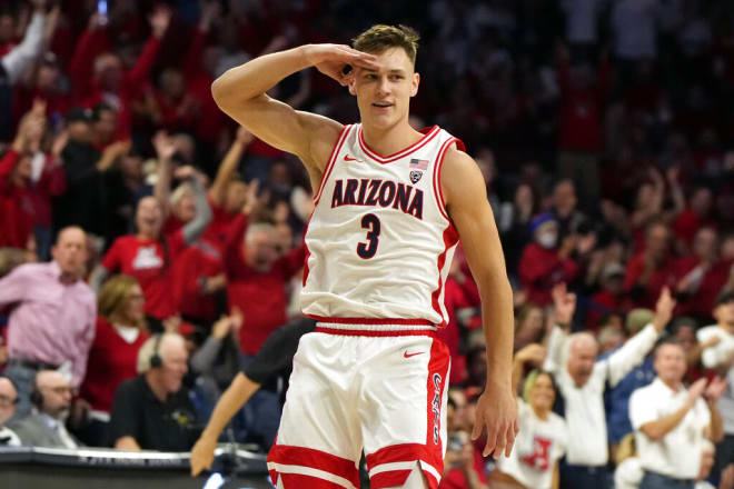 Arizona's Pelle Larsson declares for 2023 NBA Draft