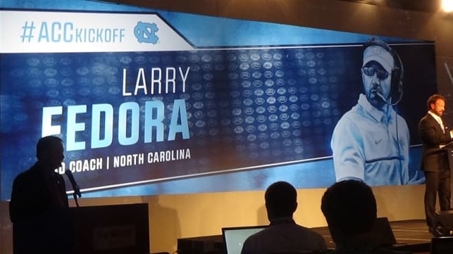 With the football season almost here, some expected questions were asked of Larry Fedora and the Heels on Friday.