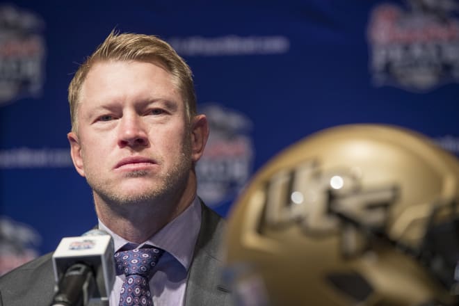 After an emotionally and physically taxing month, Scott Frost said he wouldn't change a thing as his Peach Bowl sendoff with Central Florida approaches.