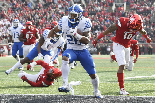 Benny Snell was still unknown this time last year. That's no longer the case. Photo by USA Today