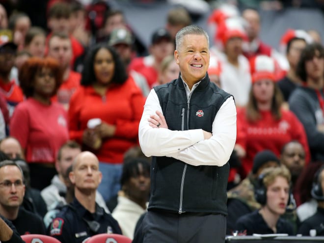 Chris Holtmann's team mustered 41 points in a loss to Michigan State, Ohio State's sixth-straight loss. (Joseph Maiorana-USA TODAY Sports)