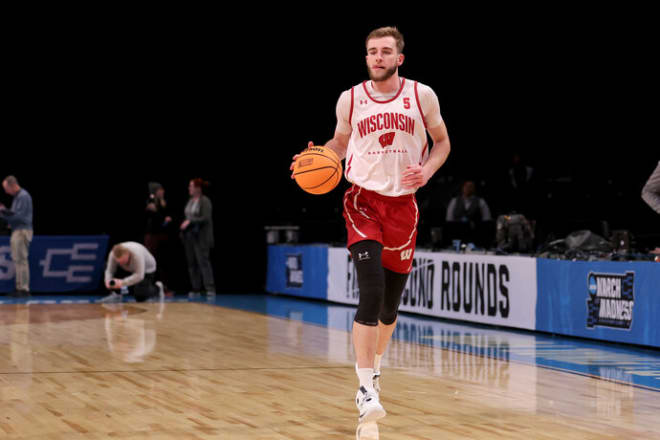 Tyler Wahl goes through open practice Thursday at the Barclays Center