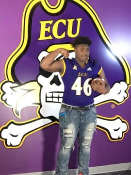 West Brunswick defensive lineman J'vian McCray has a couple of solid connections to the ECU team and discusses his recruitment.