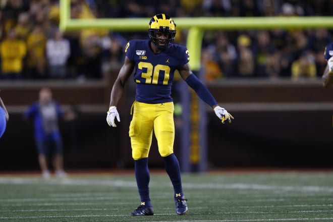 Michigan Wolverines football sophomore safety Daxton Hill made 46 tackles last season.
