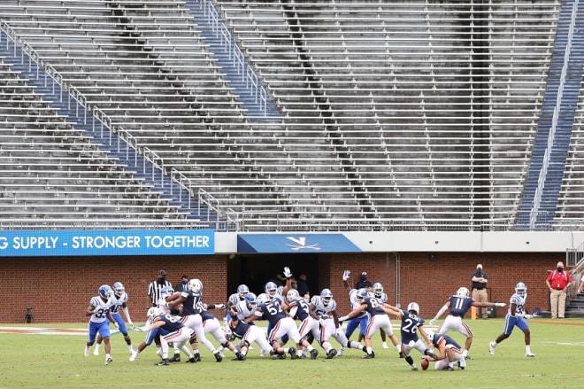 Scott Stadium was empty Saturday, but the Duke-UVA game still had the spirit as if it was full. 