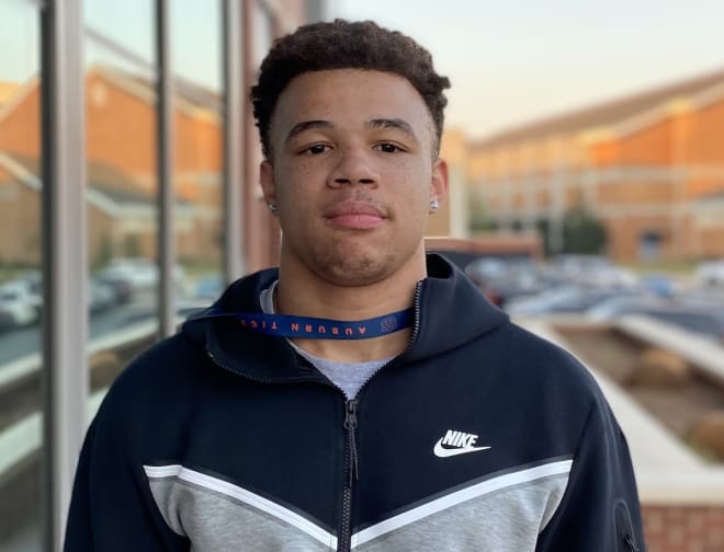 Eric Winters visited Auburn for a spring practice Wednesday.