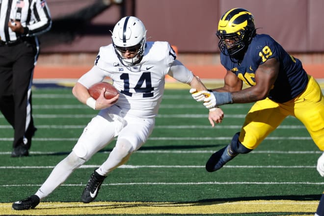 Penn State quarterback Sean Clifford