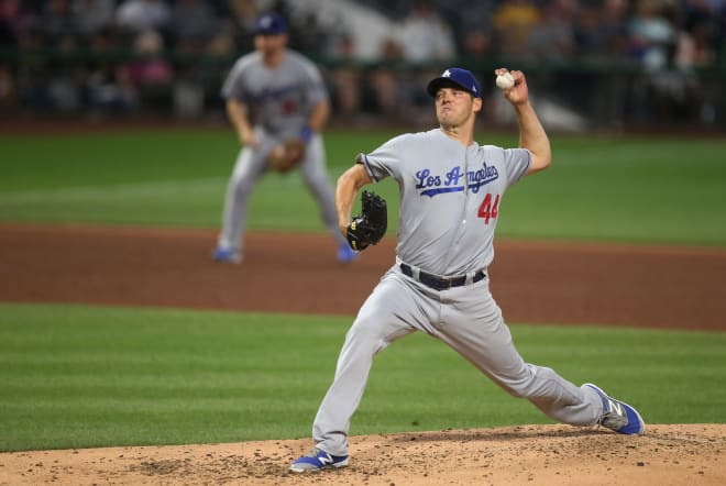 Dodgers pitcher Rich Hill