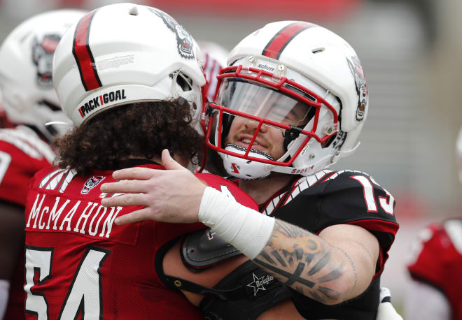 NC State Wolfpack football Dylan McMahon