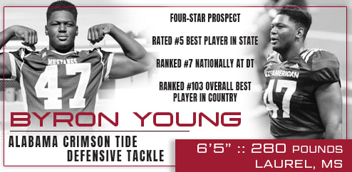 Byron Young is rated as the No. 5 player in the State of Mississippi 