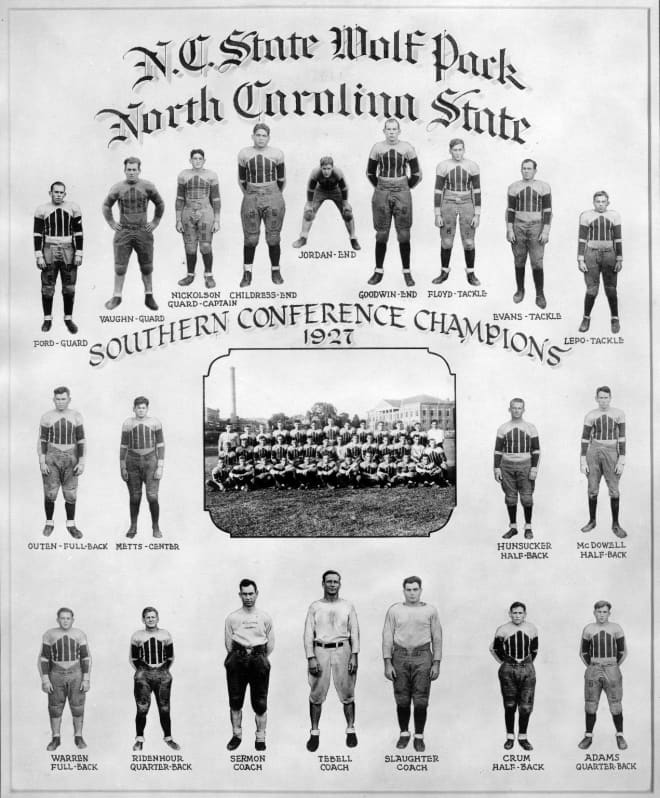 This poster celebrates the 1927 Southern Conference champions. Two other schools claimed that title, too.